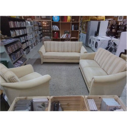 SALON 3+2+1 TISSU LIGNE...