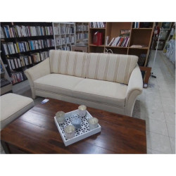 SALON 3+2+1 TISSU LIGNE BEIGE 897