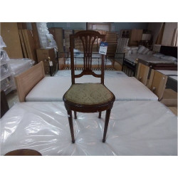 CHAISE ART DECO BOIS & TISSU