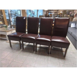 SÉRIE DE 4 CHAISES SIMILI...