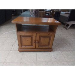 MEUBLE TV PLACAGE PIN 2 PORTES