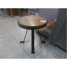 TABLE D\'APPOINT CHENE & FER FORGE