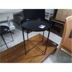 TABLE D’APPOINT RONDE METAL...