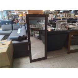 MIROIR RECTANGULAIRE BRUN