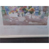 AQUARELLE PIERRE JEAN LLADO SYMPHONIE FLORALE