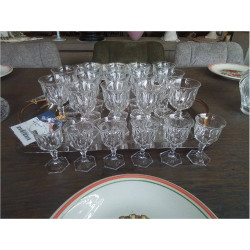 VERRES À PIED CRISTAL 26...