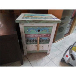 MEUBLE BAS PEINT 2P/1T