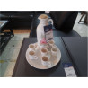 CARAFE, TASSES ET PLATEAU EN CERAMI