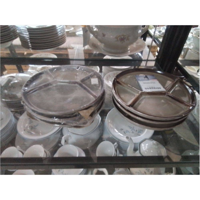 ASSIETTES À FONDUE CÉRAMIQUE LOT DE 6
