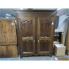 GARDE ROBES CHÊNE MASSIF 2 PORTES