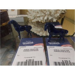 CHEVAL MINIATURE PORCELAINE...