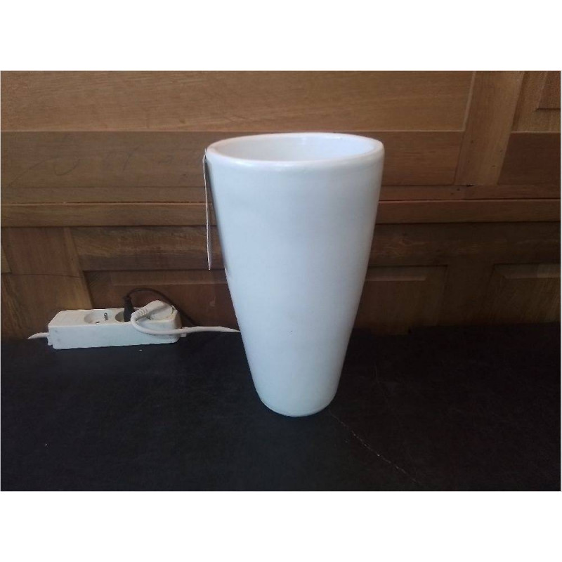 VASE BLANC H:30CM
