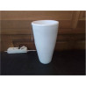 VASE BLANC H:30CM
