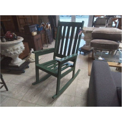 ROCKING CHAIR BOIS PEINT EN...