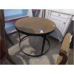 TABLE DE SALON RONDE BOIS...