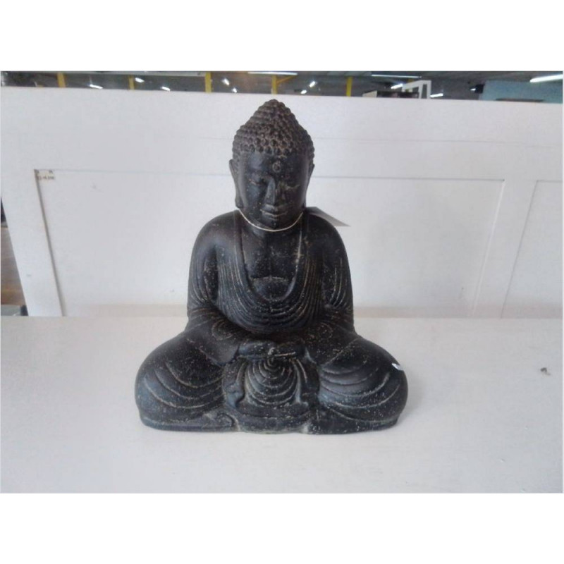 STATUE BOUDDHA ASSIS 40CM