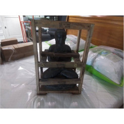 STATUE BOUDDHA ASSIS 45CM 