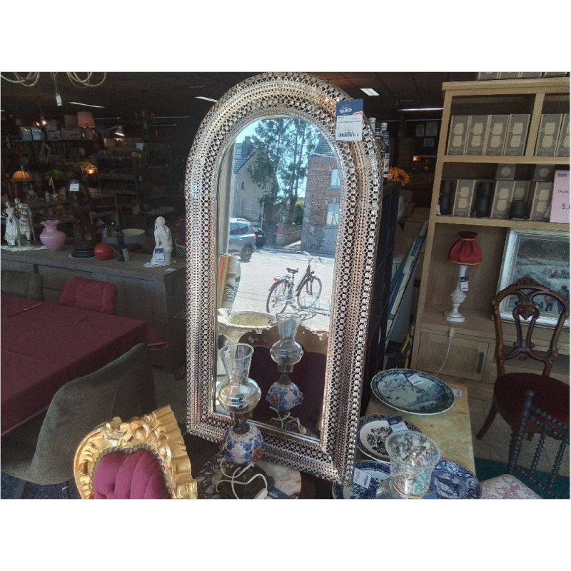 MIROIR CADRE MÉTAL AJOURÉ