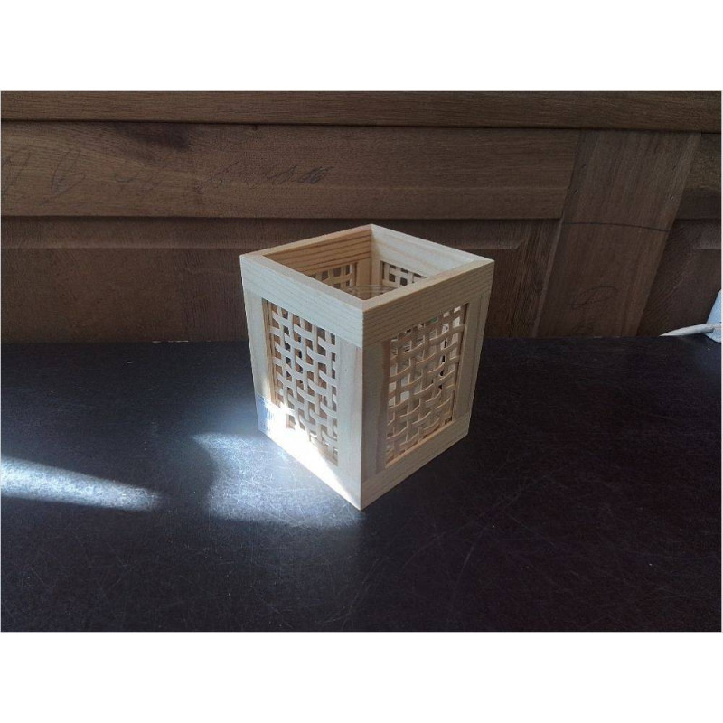 PHOTOPHORE EN BOIS