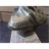 BUSTE EN BRONZE FEMME SIGNE JEF LAMBEAUX H:27CM