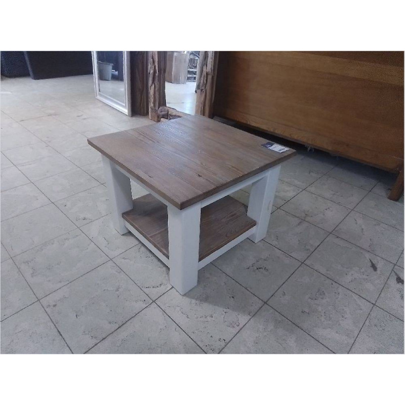 TABLE BASSE CARREE 2 TONS