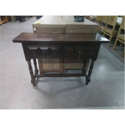 CONSOLE 2 TIROIRS CHENE...