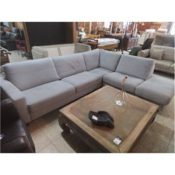 SALON D\'ANGLE TISSU BLEU...