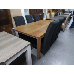 TABLE MODERNE CHENE CLAIR...