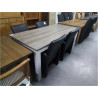 TABLE MODERNE RECTANGULAIRE 2 TONS