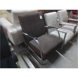 FAUTEUIL BAS MODERNE TISSU...