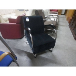FAUTEUIL BAS MODERNE TISSU...