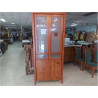 VITRINE EN PIN 4 PORTES 3 TIROIRS 