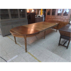 TABLE OVALE EN PIN AVEC 4...