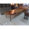 TABLE OVALE EN PIN AVEC 4 ALLONGES