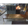 TABLE OVALE EN PIN AVEC 4 ALLONGES