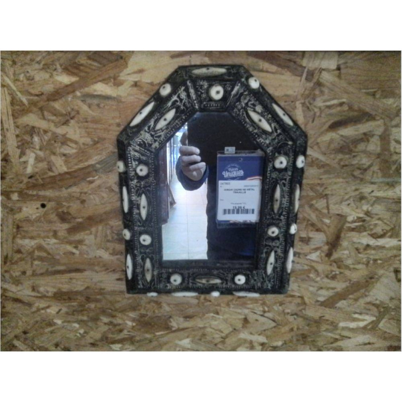 MIROIR CADRE NE METAL TRAVAILLE