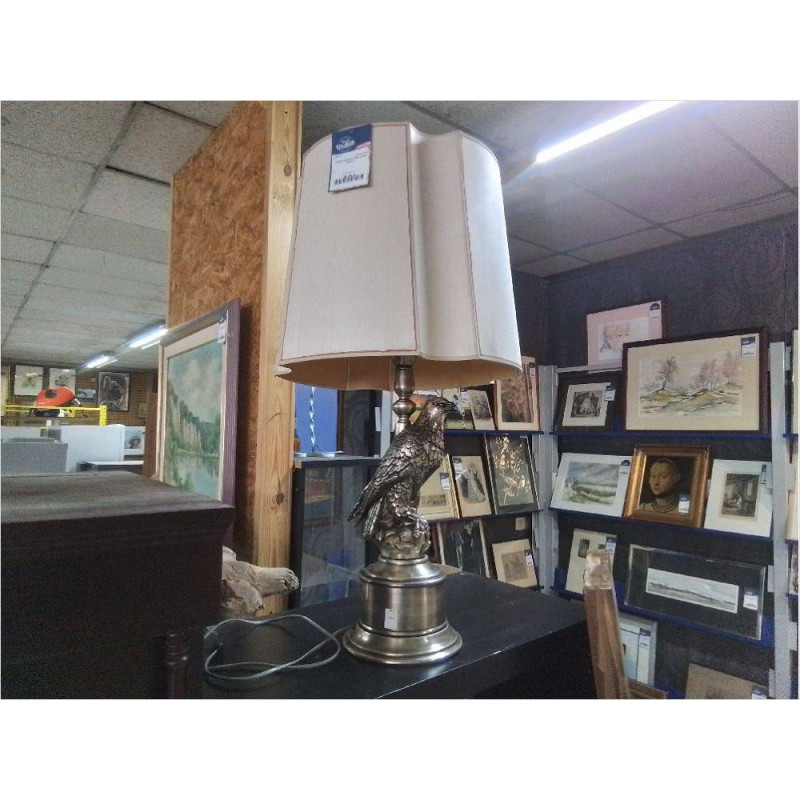LAMPE DE SALON PIED MÉTAL AIGLE