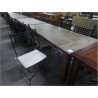 CHAISES FER FORGÉ LOT DE 6