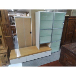 MEUBLE TELE MODERNE VITRE