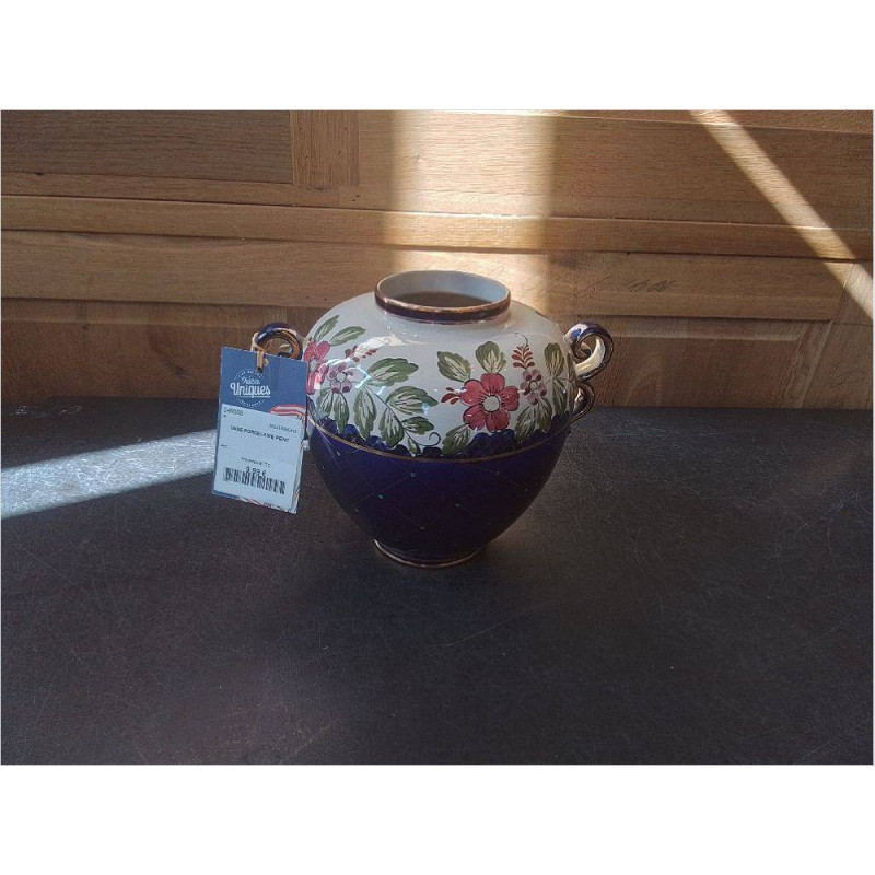 VASE PORCELAINE PEINT