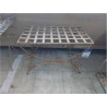 REPOSE PIEDS EN METAL CREME