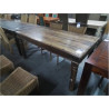 TABLE RECTANGULAIRE BOIS EXOTIQUE 