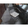 CHAISES FER FORGÉ LOT DE 6