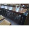 TABLE EN PIN 3 TIROIRS 