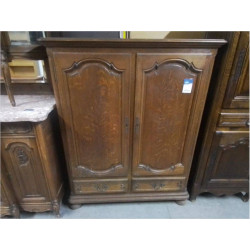 MEUBLE BAR CHENE 2P/2T
