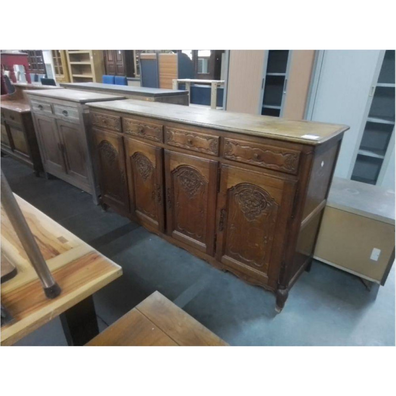 DRESSOIR STYLE LOUIS XV CHENE