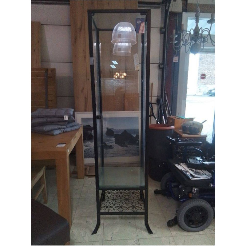 VITRINE CARREE SUR PIEDS 1 PORTE 