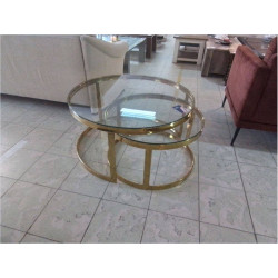 ENSEMBLE DE 2 TABLES BASSES...