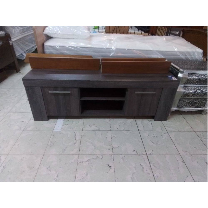 MEUBLE TV BAS MODERNE 2 PORTES 