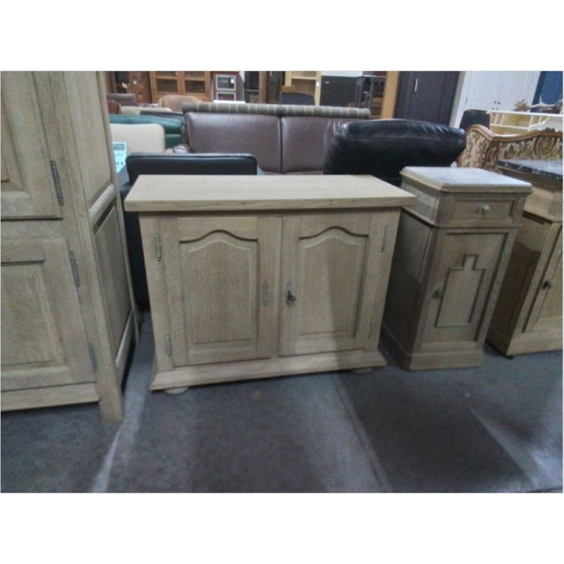 MEUBLE BAS 2 PORTES CHENE AEROGOMME 